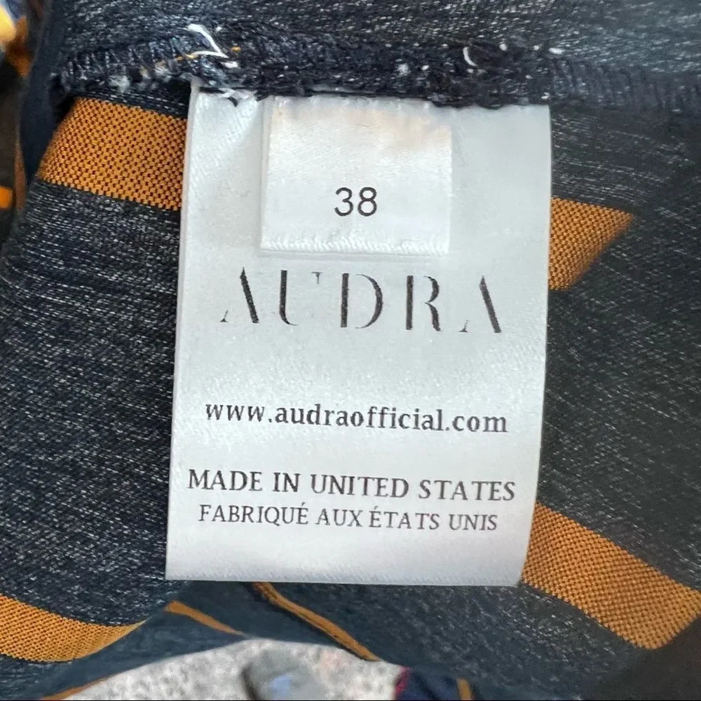 Exaggerated Ruffle Striped Cotton Top - Picture 7 of 10